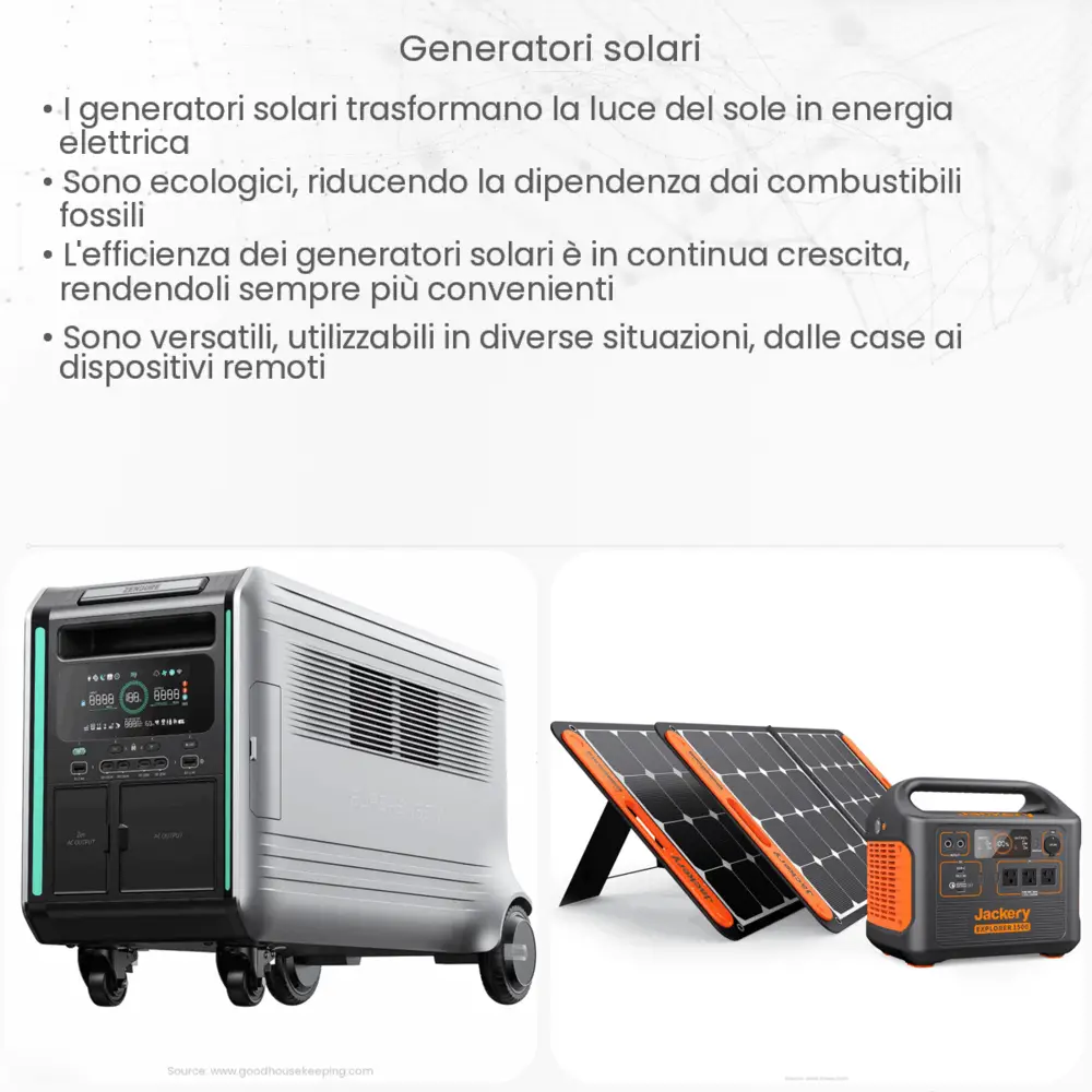 Generatori solari