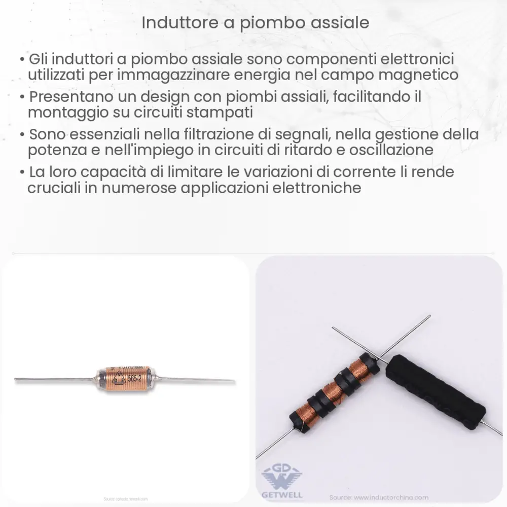 Induttore a piombo assiale