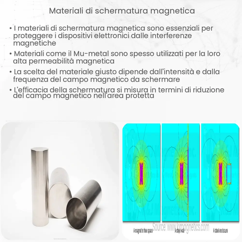 Materiali di schermatura magnetica