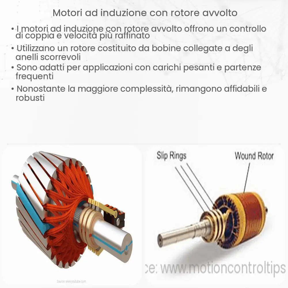 Motori ad induzione con rotore avvolto