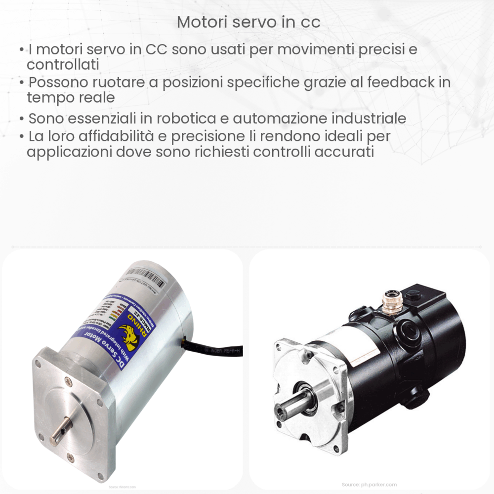 Motori servo in CC