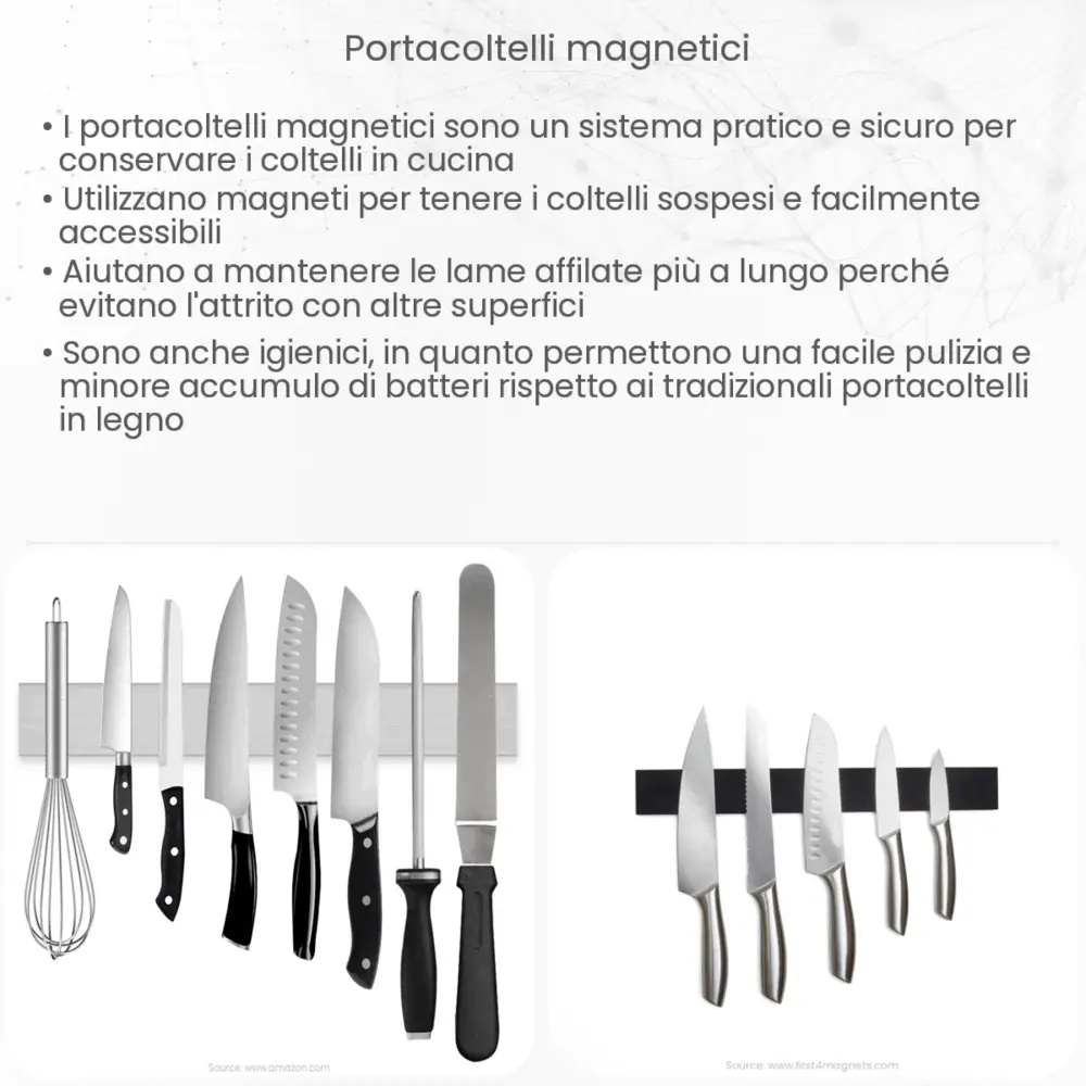 Portacoltelli magnetici