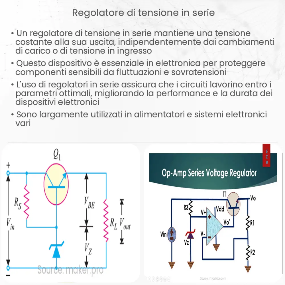 Regolatore di tensione in serie