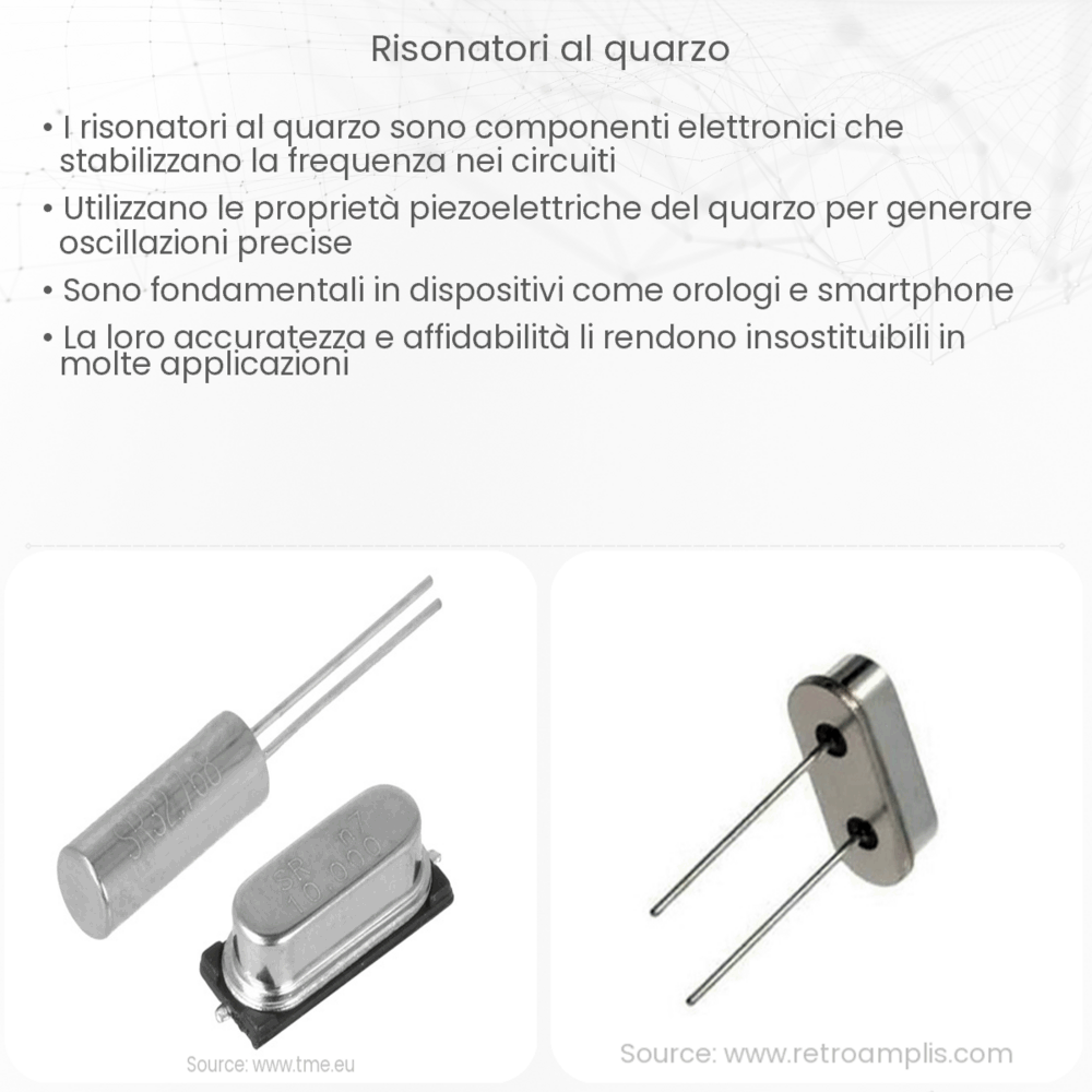 Risonatori al quarzo