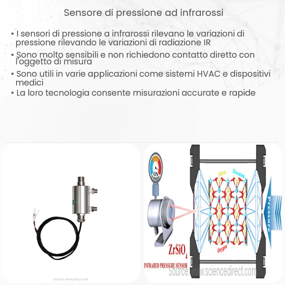 Sensore di pressione ad infrarossi