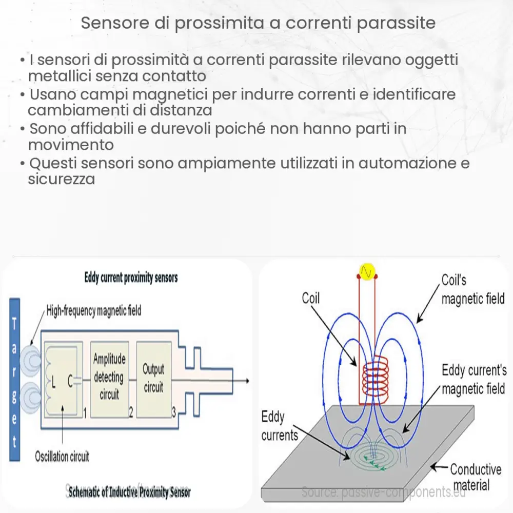 Sensore di prossimità a correnti parassite