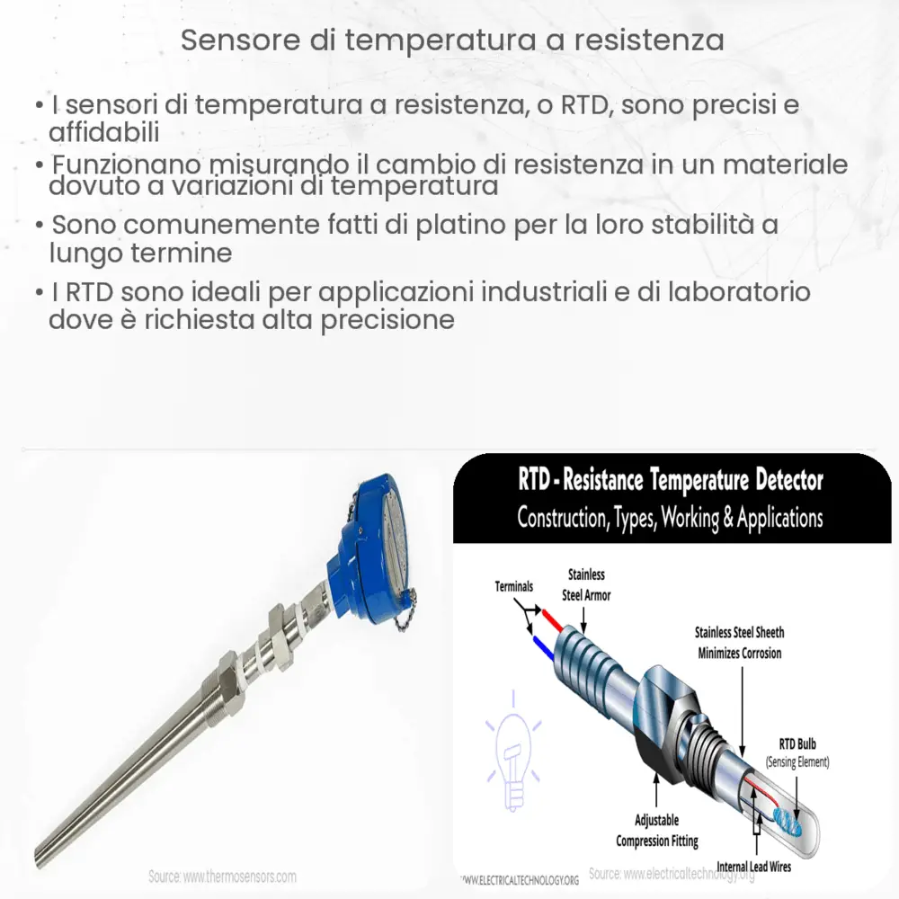 Sensore di temperatura a resistenza