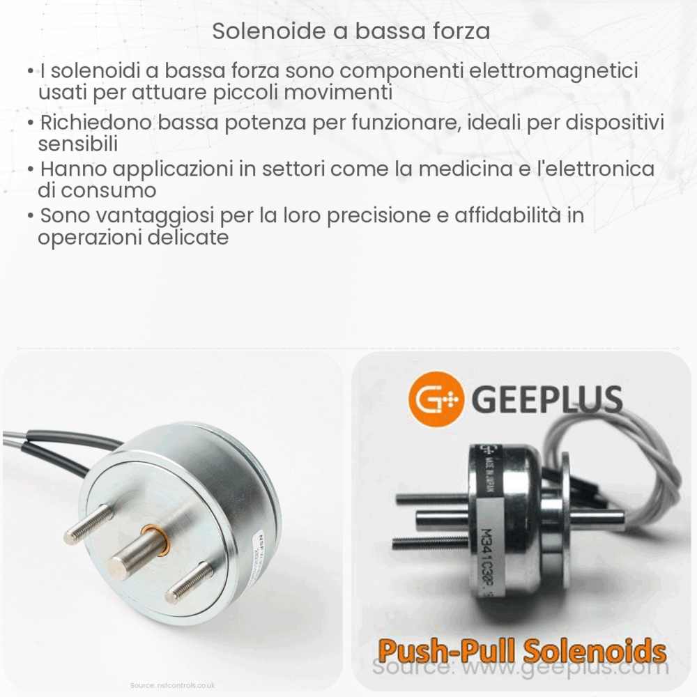 Solenoide a Bassa Forza