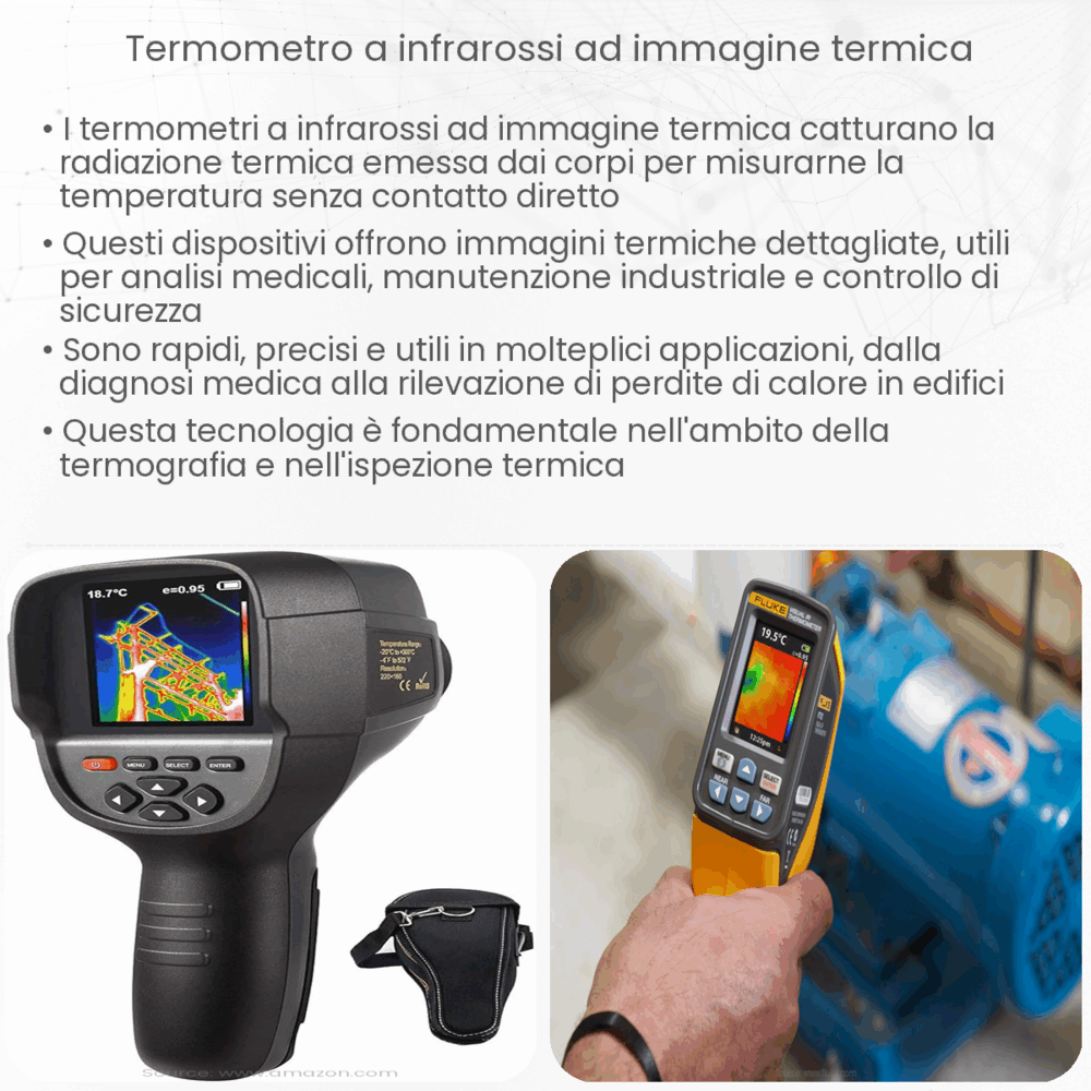 Termometro a infrarossi ad immagine termica