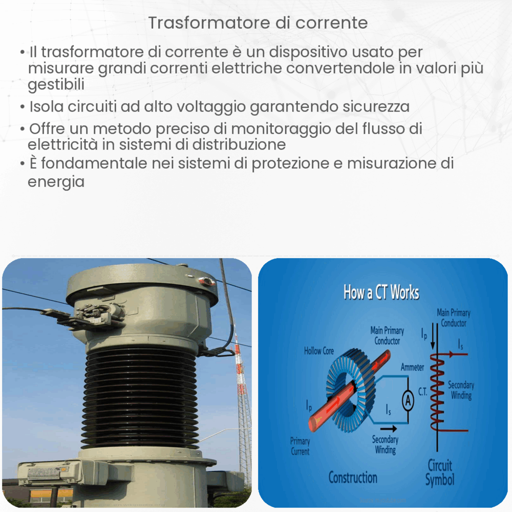 Trasformatore di corrente