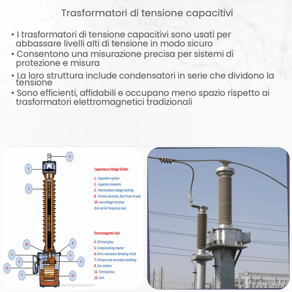 Trasformatori di tensione capacitivi