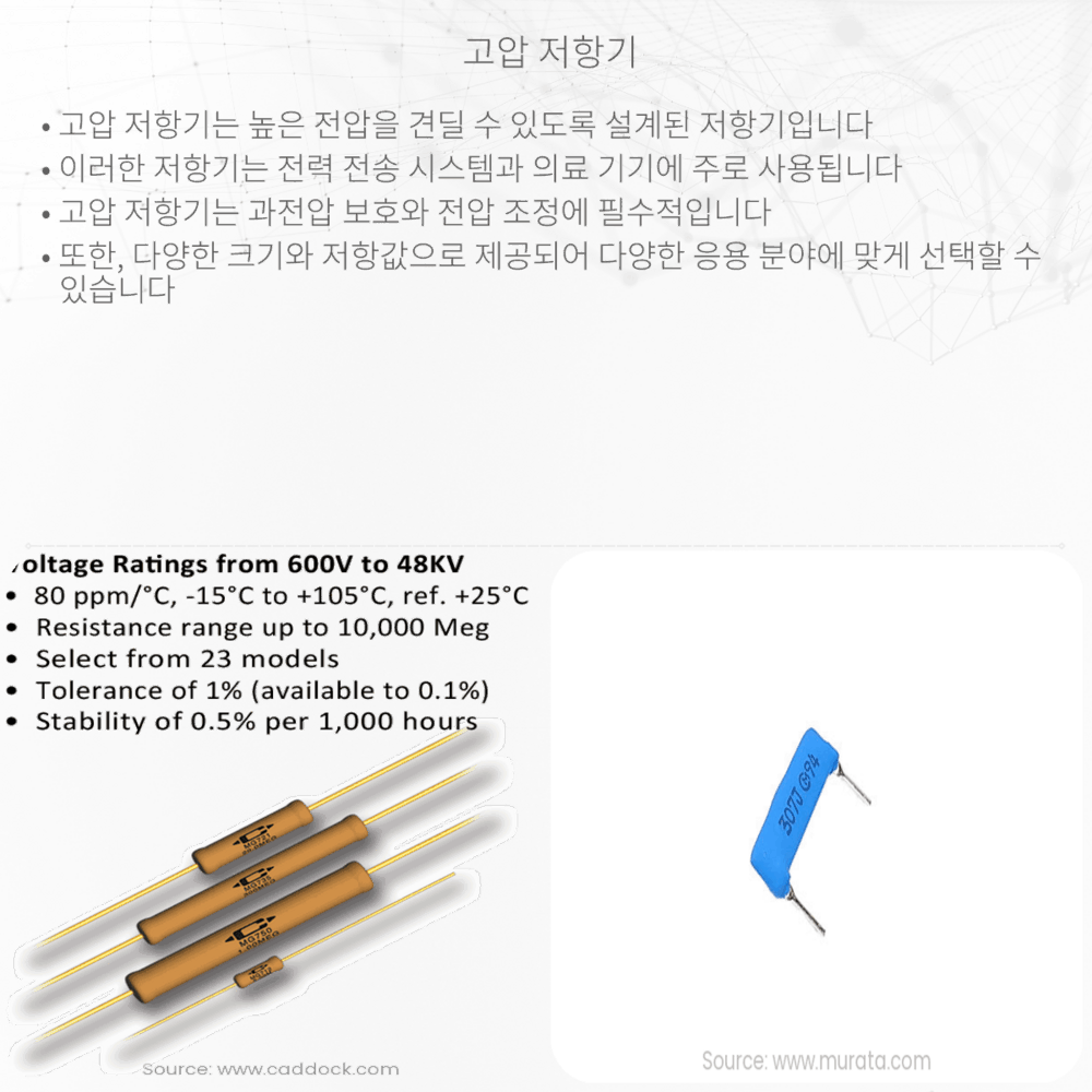 고압 저항기