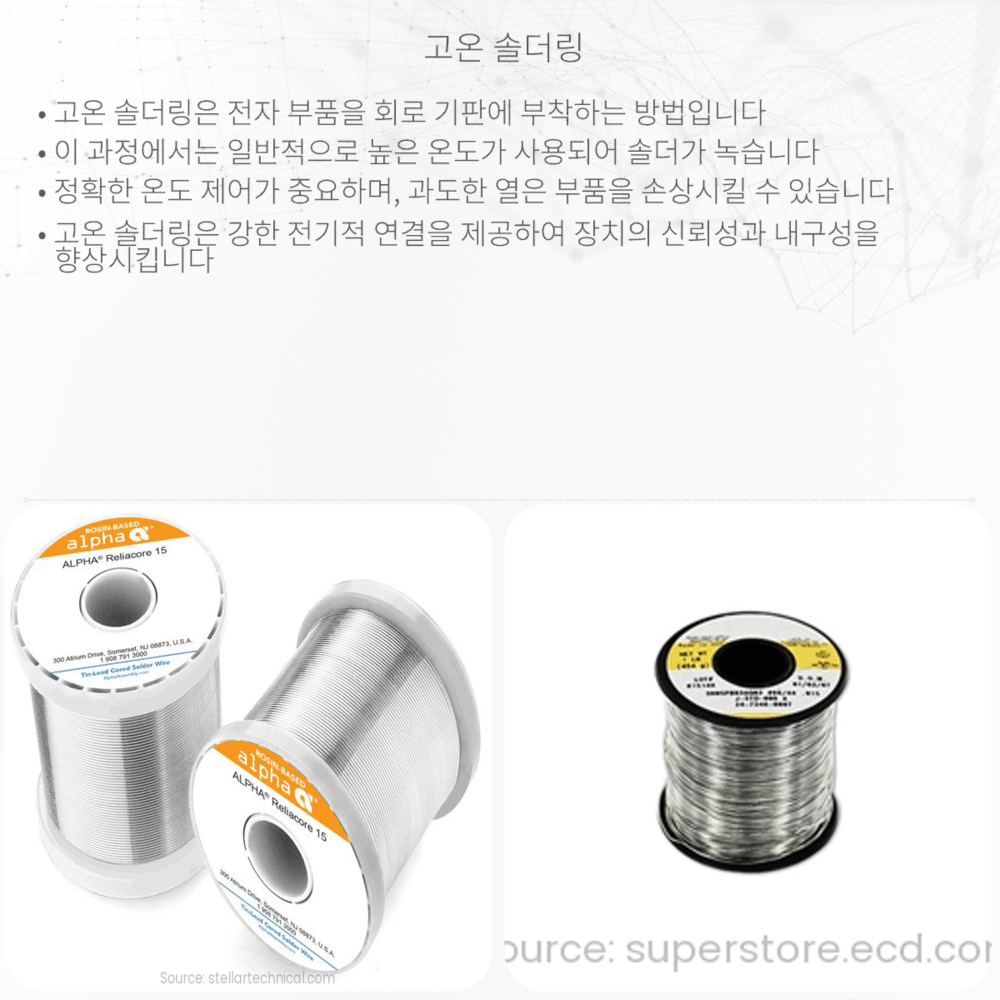 고온 솔더링