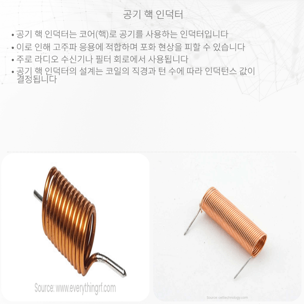 공기 핵 인덕터