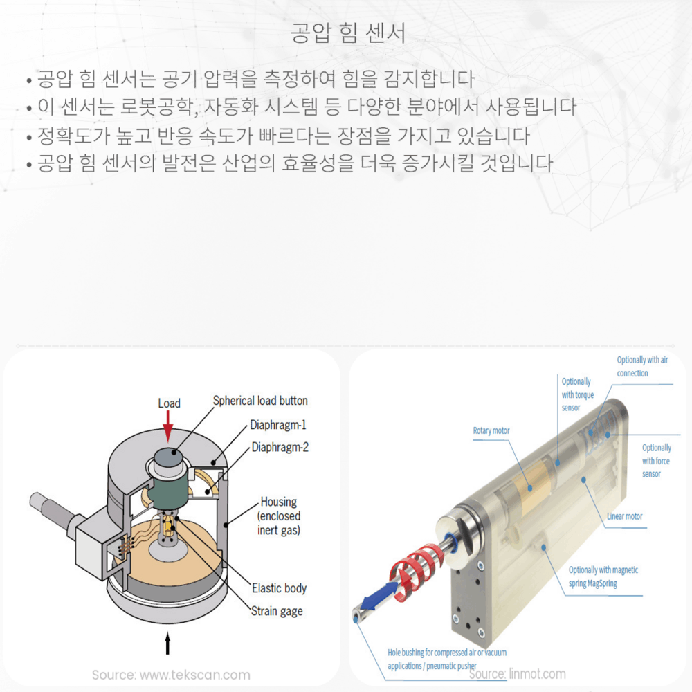 공압 힘 센서