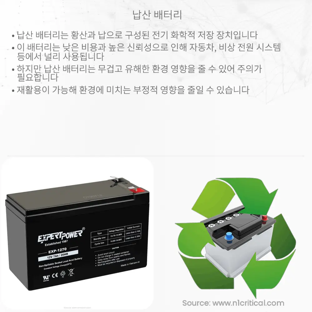 납산 배터리