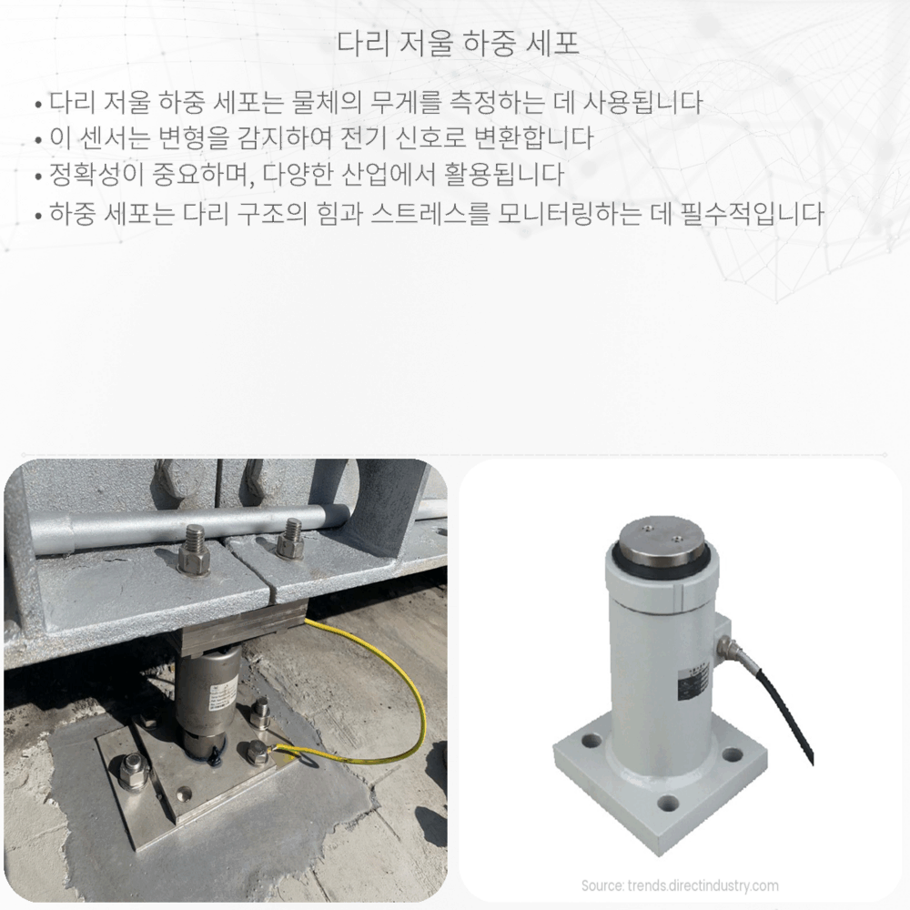 다리 저울 하중 세포