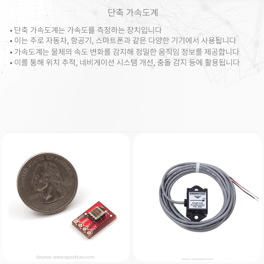 단축 가속도계