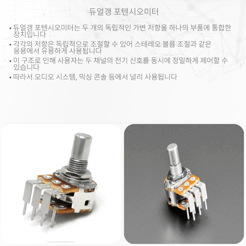 듀얼갱 포텐시오미터