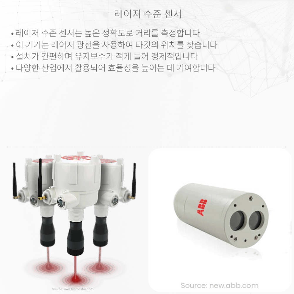 레이저 수준 센서