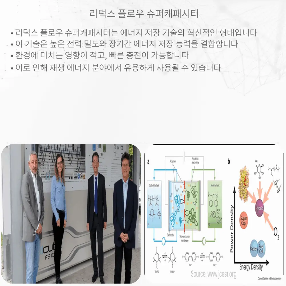 리덕스 플로우 슈퍼캐패시터