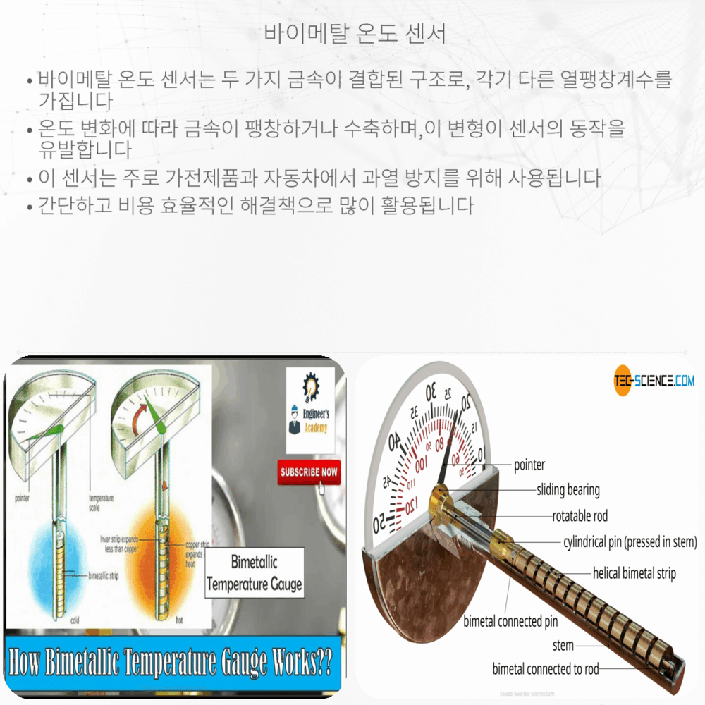 바이메탈 온도 센서
