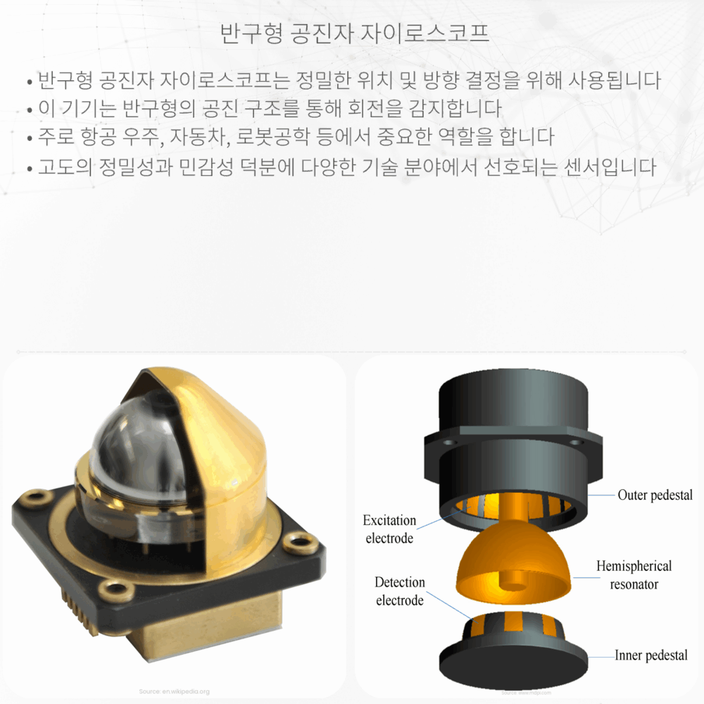 반구형 공진자 자이로스코프