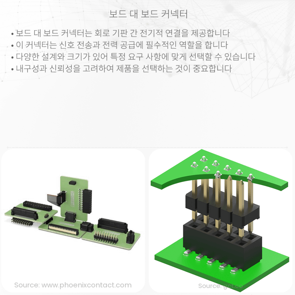 보드 대 보드 커넥터