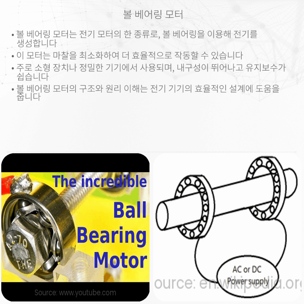 볼 베어링 모터