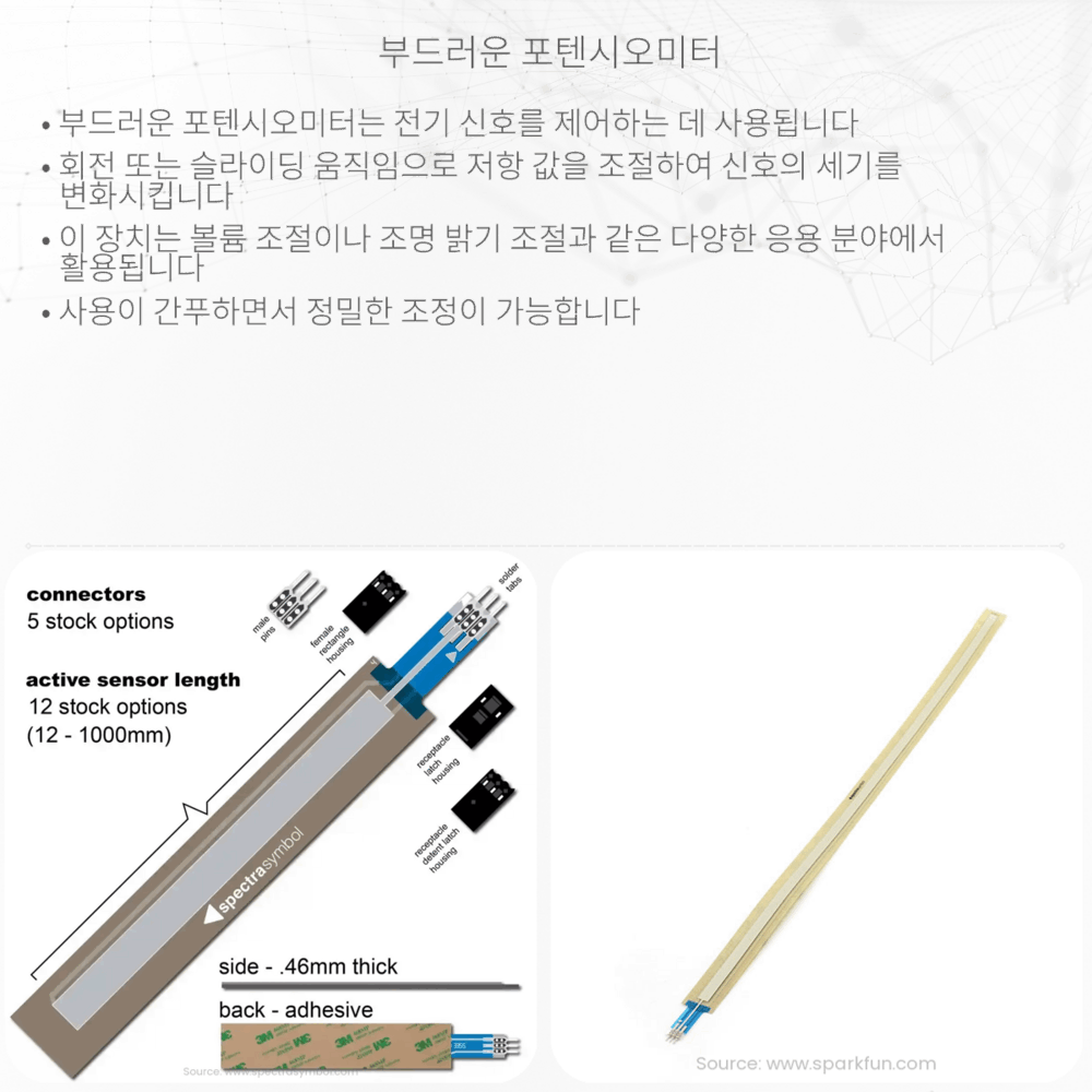 부드러운 포텐시오미터