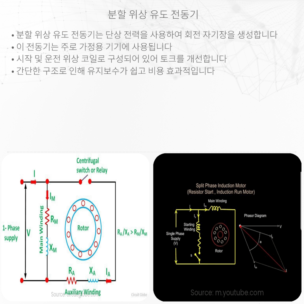 분할 위상 유도 전동기