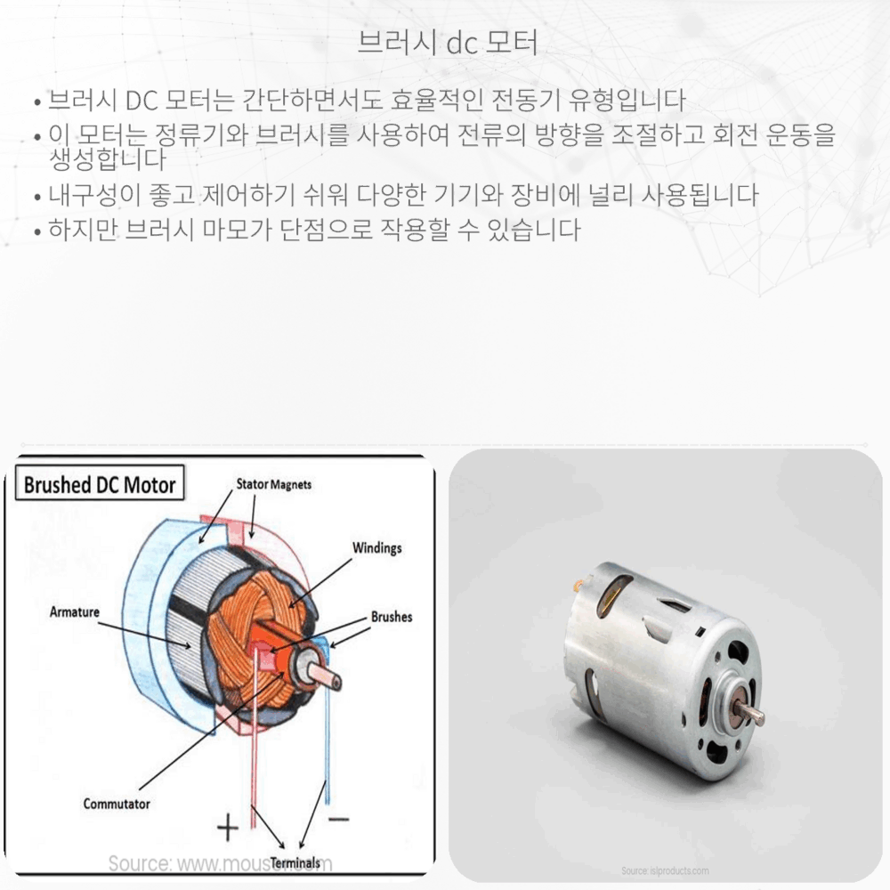 브러시 DC 모터