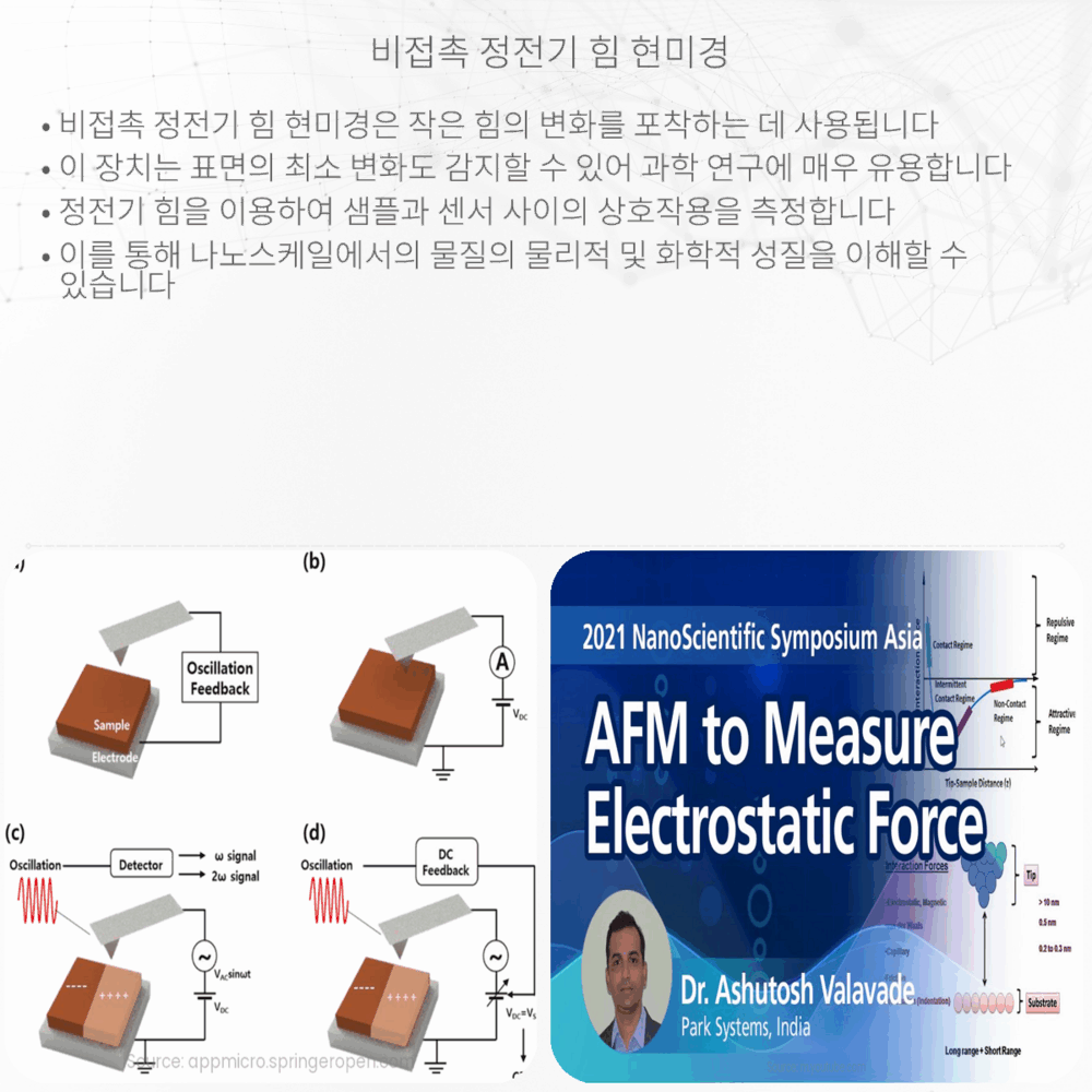 비접촉 정전기 힘 현미경