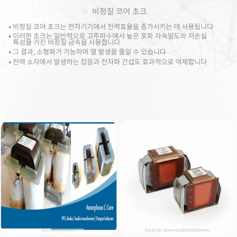 비정질 코어 초크