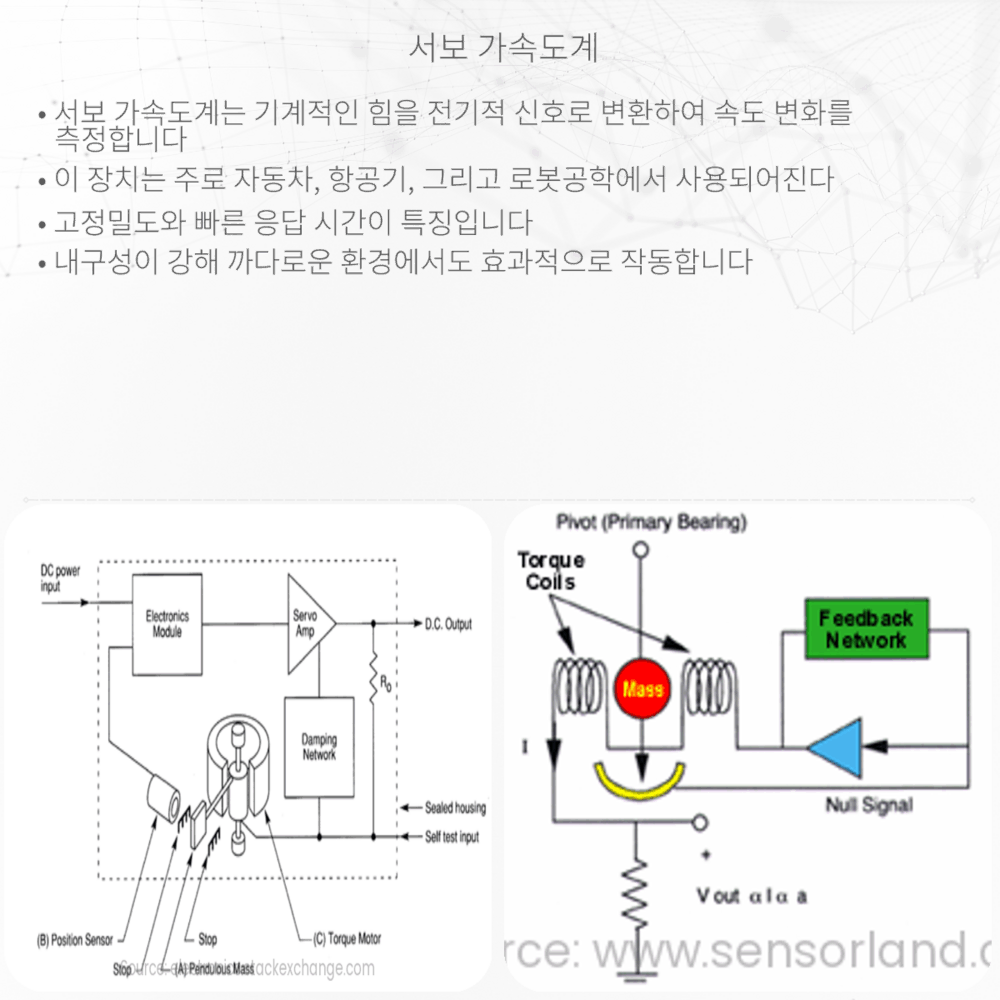 서보 가속도계