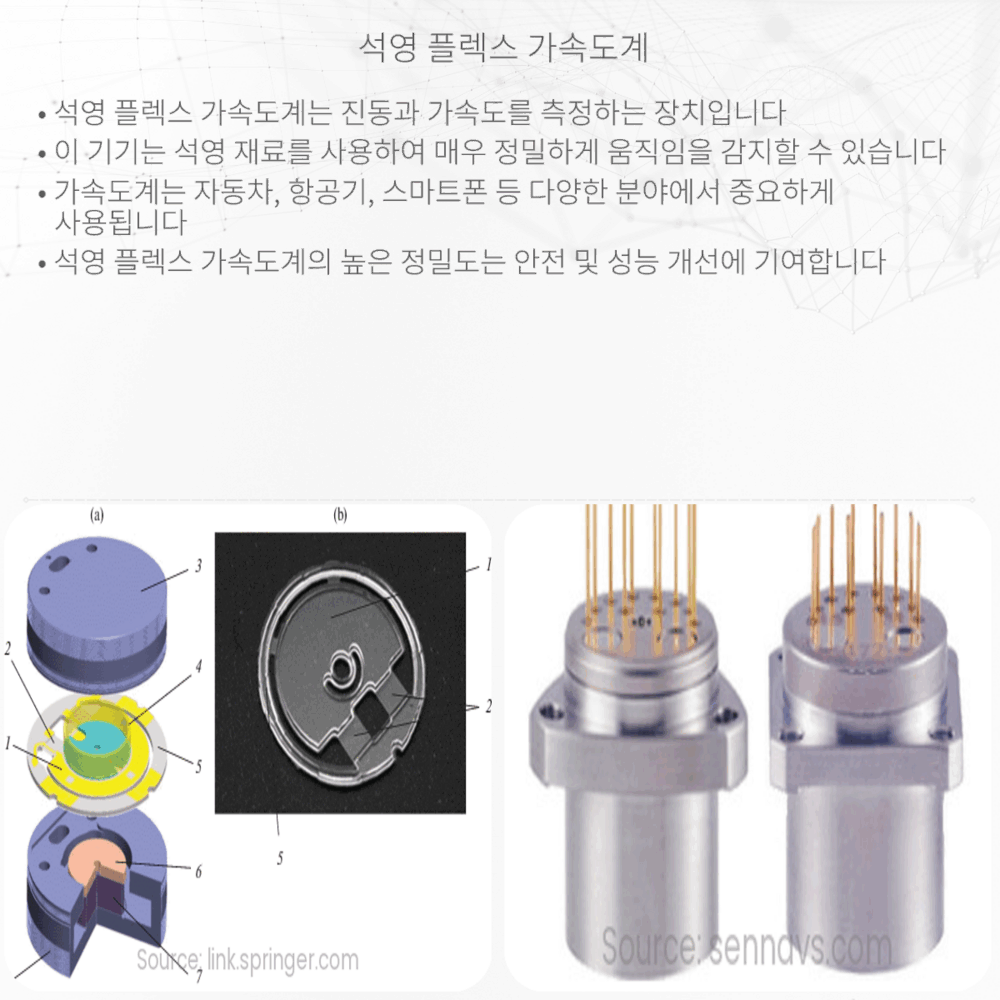 석영 플렉스 가속도계