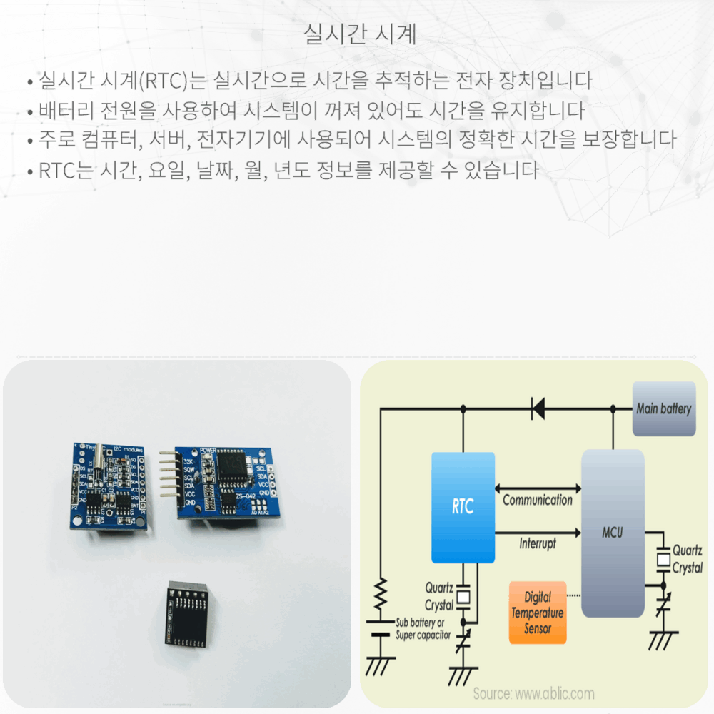 실시간 시계