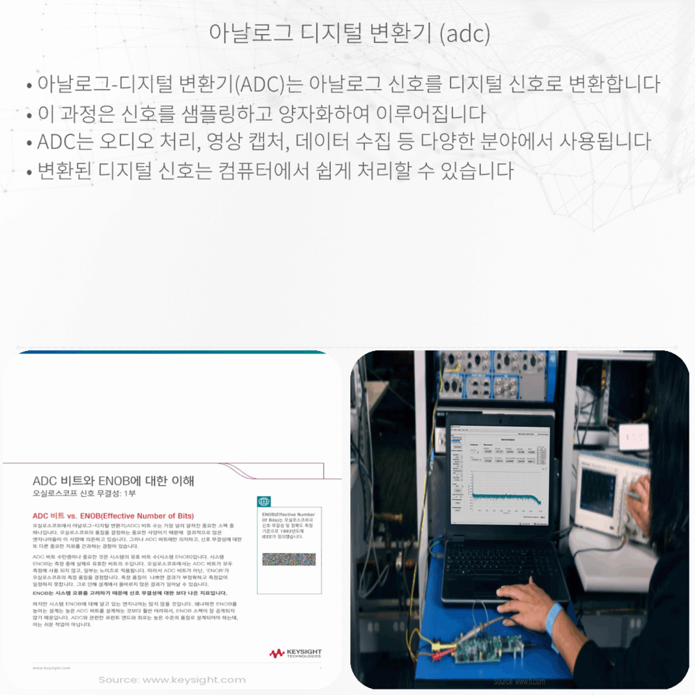아날로그-디지털 변환기 (ADC)
