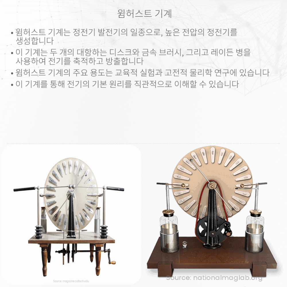 윔허스트 기계