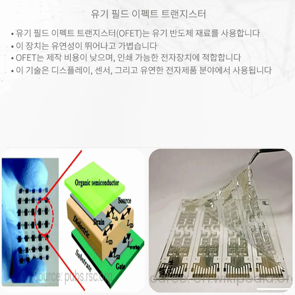 유기 필드 이펙트 트랜지스터