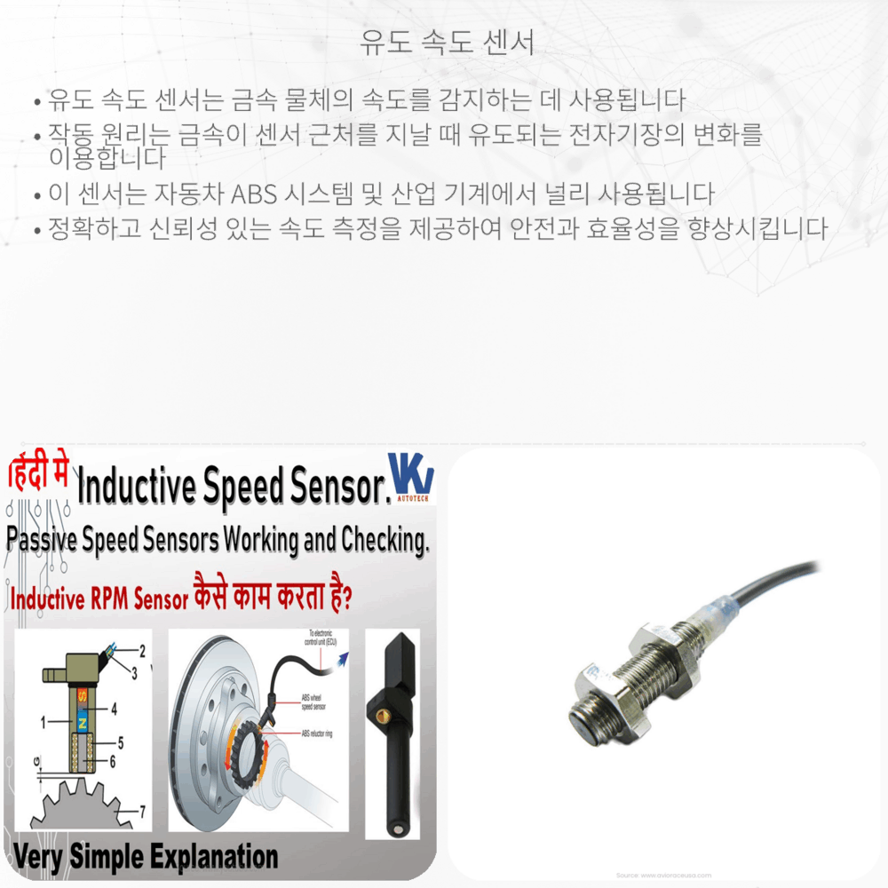 유도 속도 센서