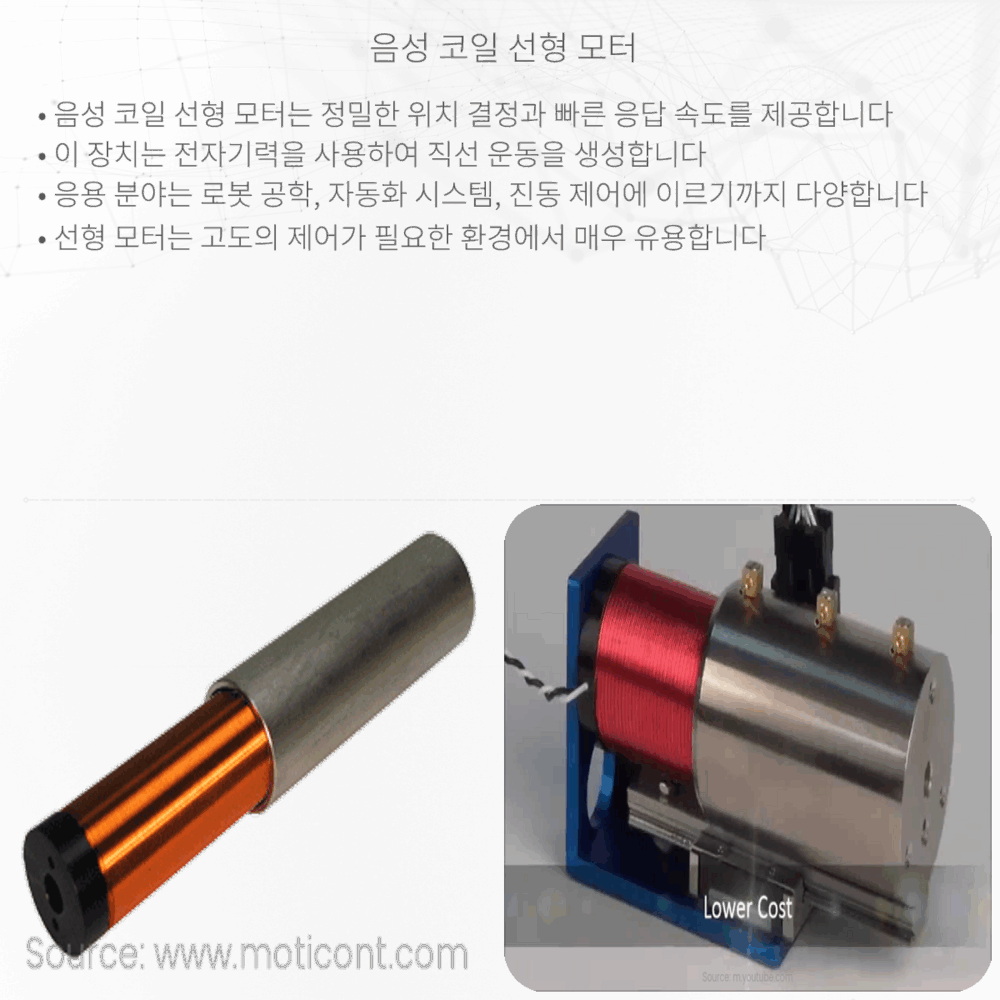 음성 코일 선형 모터