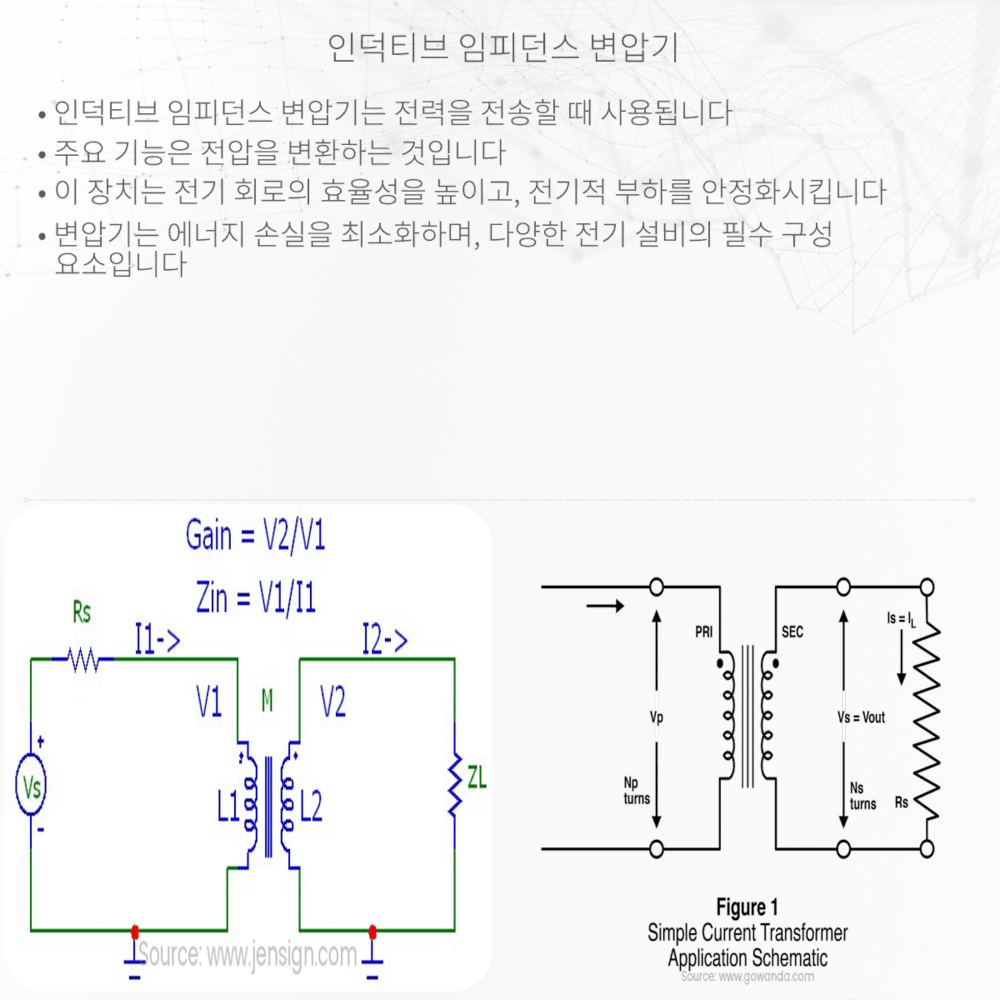 인덕티브 임피던스 변압기