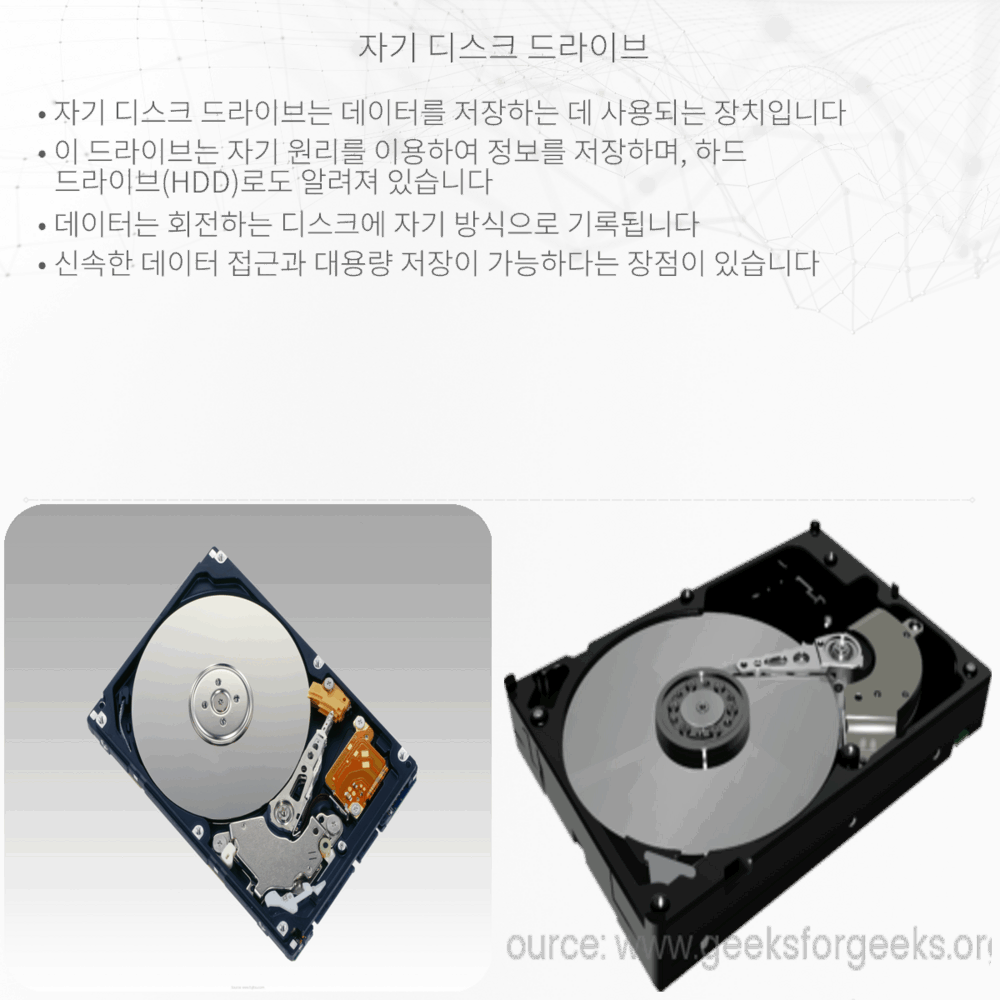 자기 디스크 드라이브