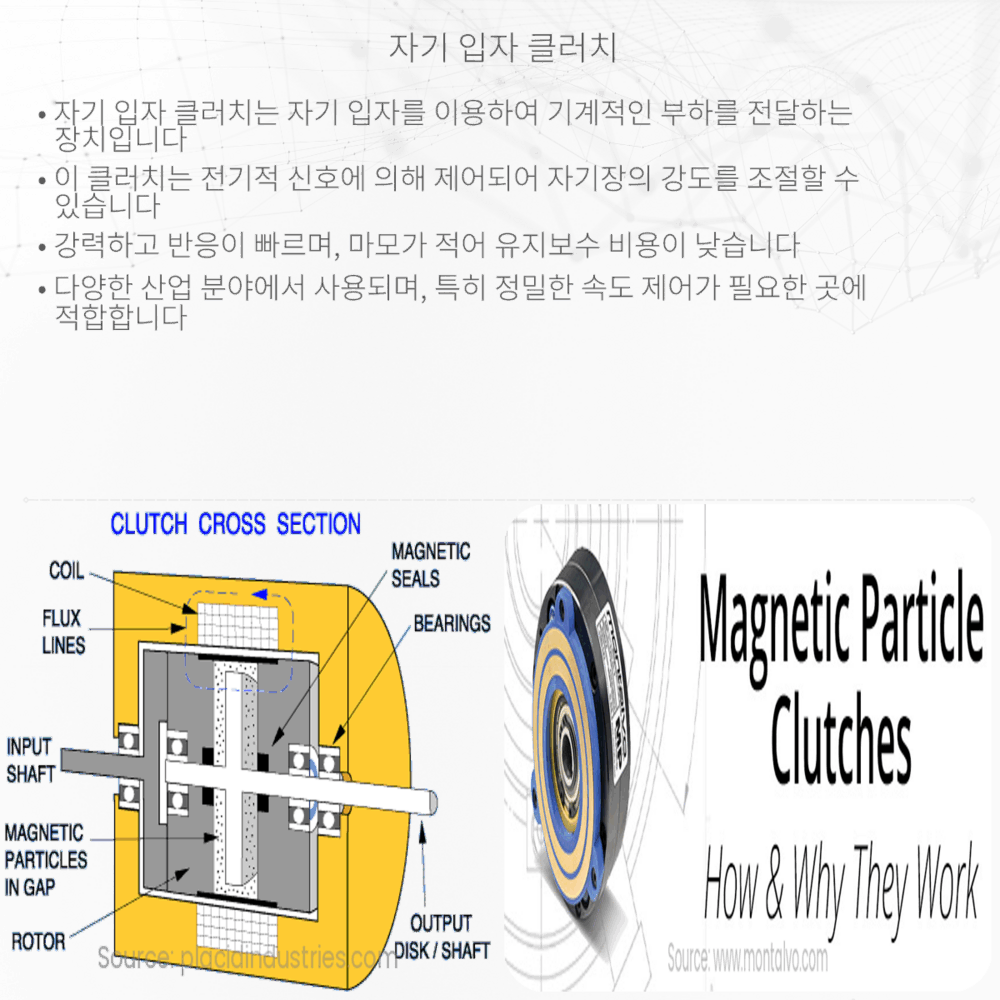 자기 입자 클러치