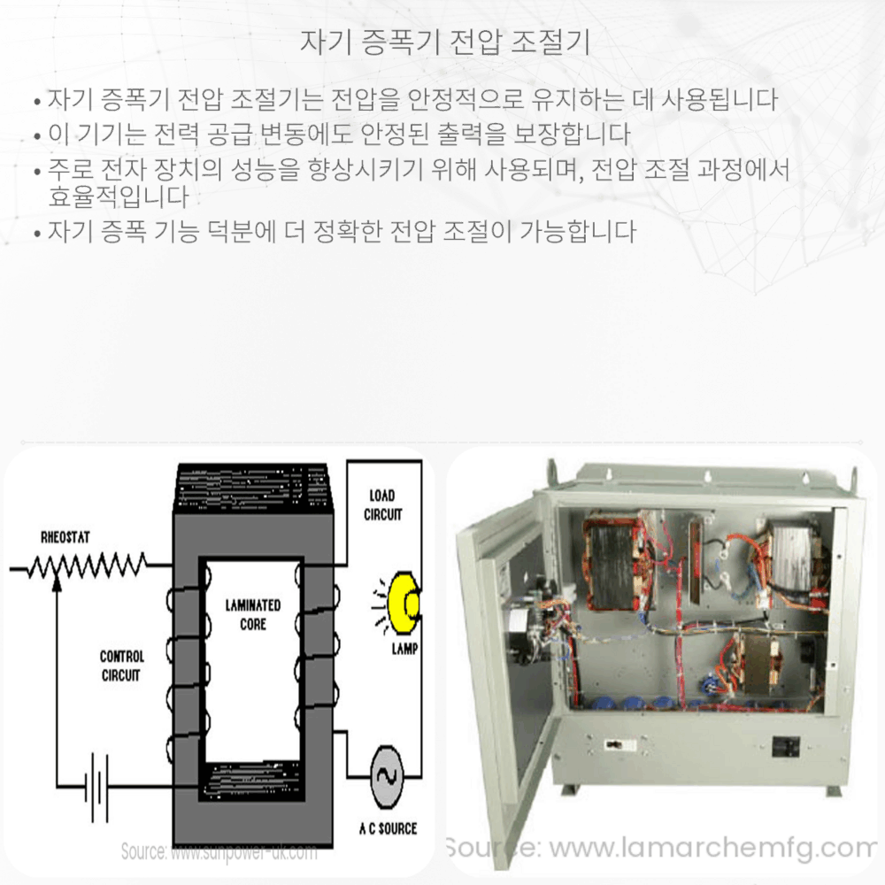 자기 증폭기 전압 조절기