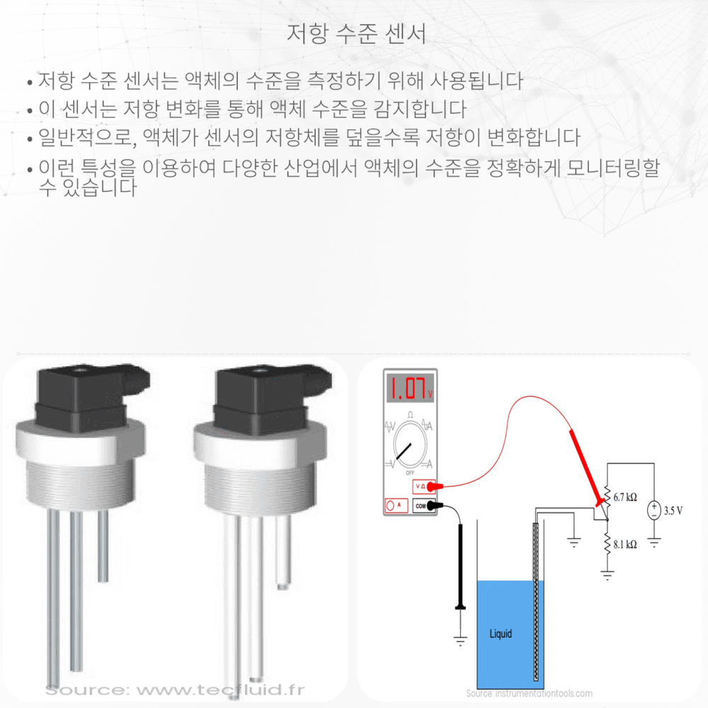 저항 수준 센서