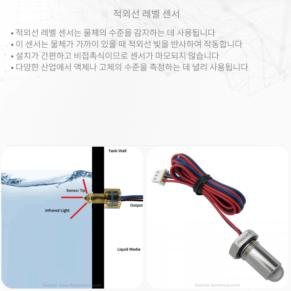 적외선 레벨 센서