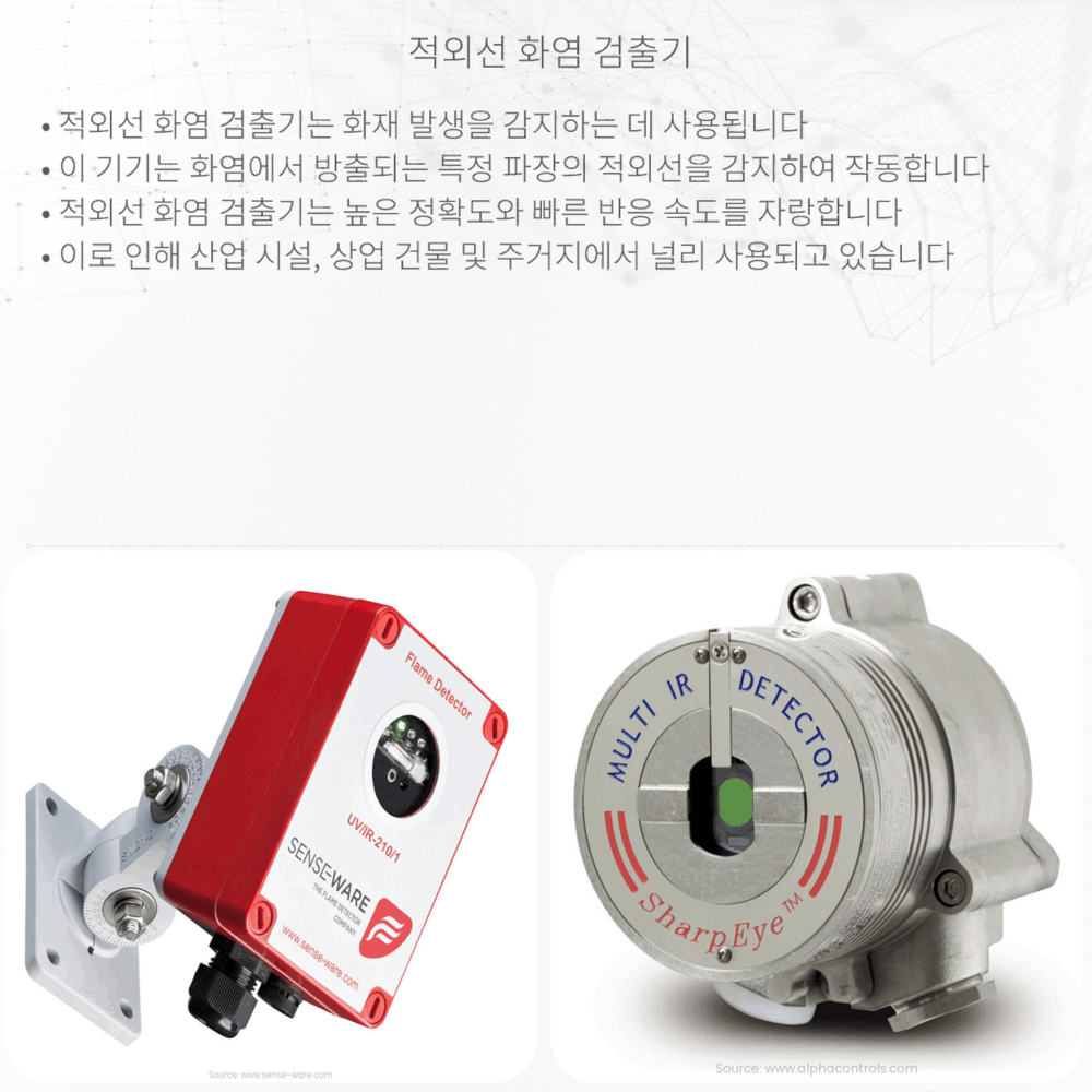 적외선 화염 검출기