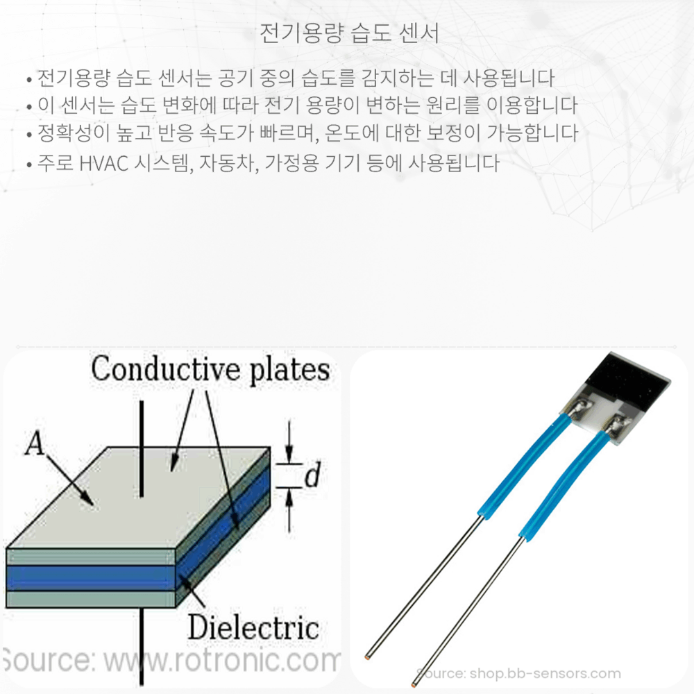 전기용량 습도 센서